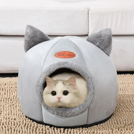 Kuscheliges Katzenbett für ultimative Entspannung - Fluffy Adventures Haustiershop M 33*33*33cm Mein Shop Katzenbett Kuscheliges Katzenbett für ultimative Entspannung Katzenbett Mein Shop M 33*33*33cm Fluffy Adventures Haustiershop