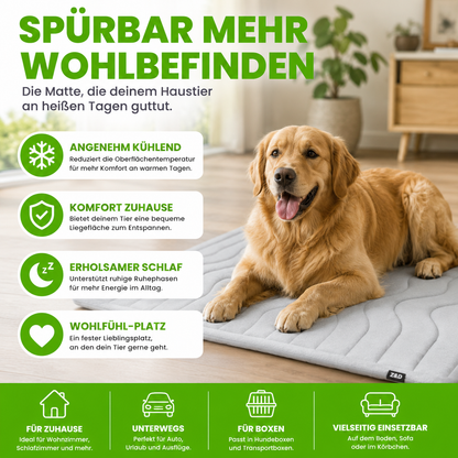Kühlmatte für Hunde & Katzen mit Doppelfunktion