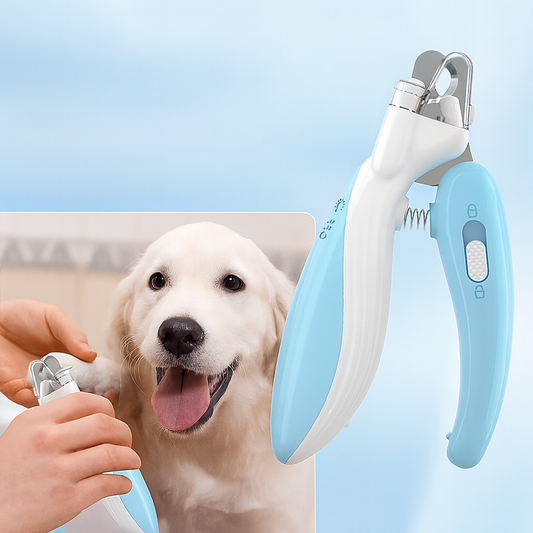 Professioneller Haustier-Krallenschneider mit LED-Licht & Sicherheitsverschluss