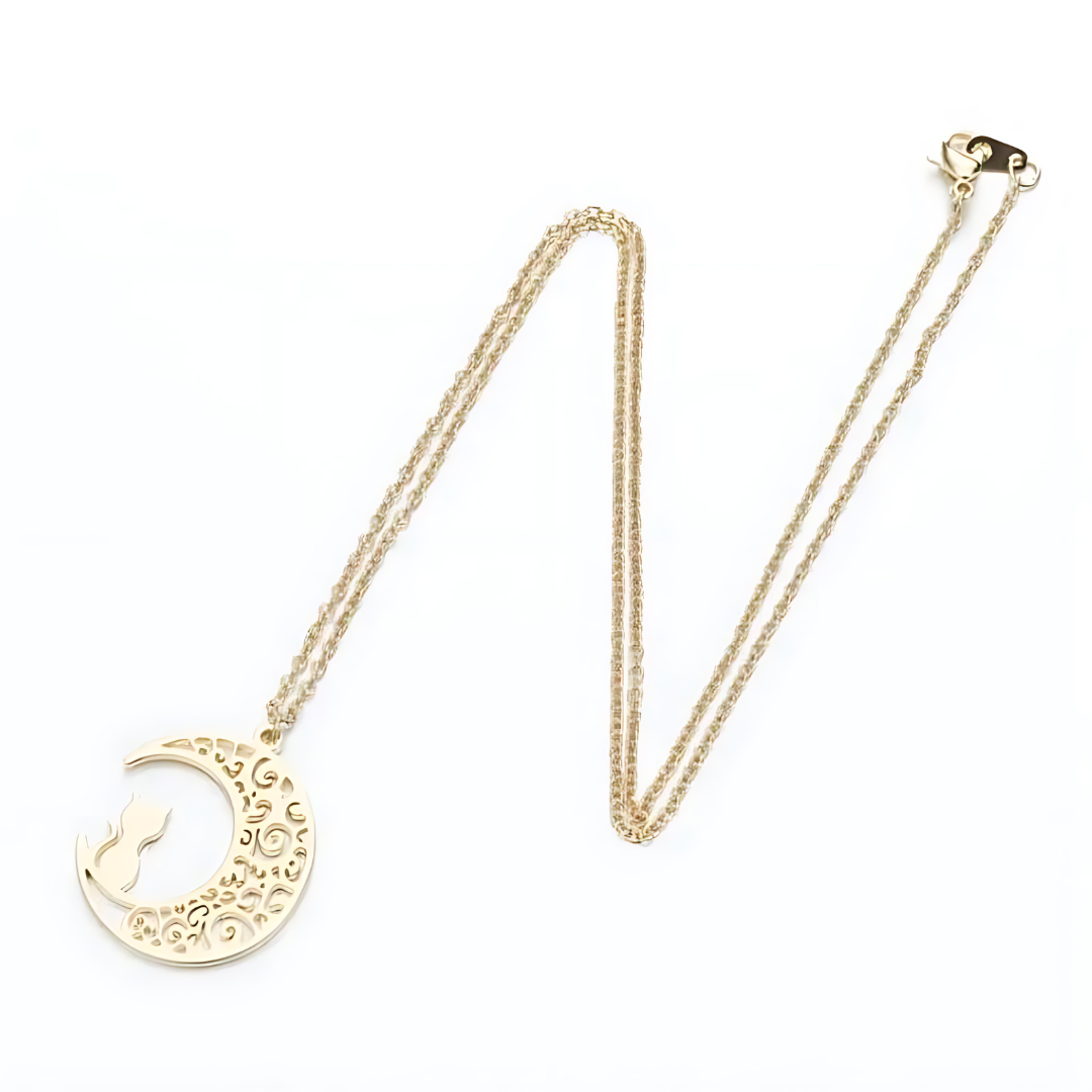 Halskette "Mondkatze" – Stilvoller Schmuck für jede Gelegenheit - Fluffy Adventures Haustiershop 375 Silber Mein Shop Damenschmuck Halskette "Mondkatze" – Stilvoller Schmuck für jede Gelegenheit Damenschmuck Mein Shop 375 Silber Fluffy Adventures Haustiershop