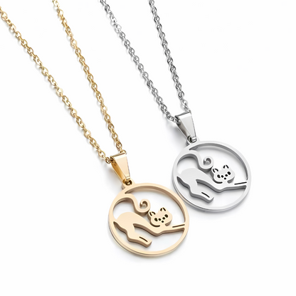 Halskette "Mondkatze" – Stilvoller Schmuck für jede Gelegenheit - Fluffy Adventures Haustiershop 375 Silber Mein Shop Damenschmuck Halskette "Mondkatze" – Stilvoller Schmuck für jede Gelegenheit Damenschmuck Mein Shop 375 Silber Fluffy Adventures Haustiershop