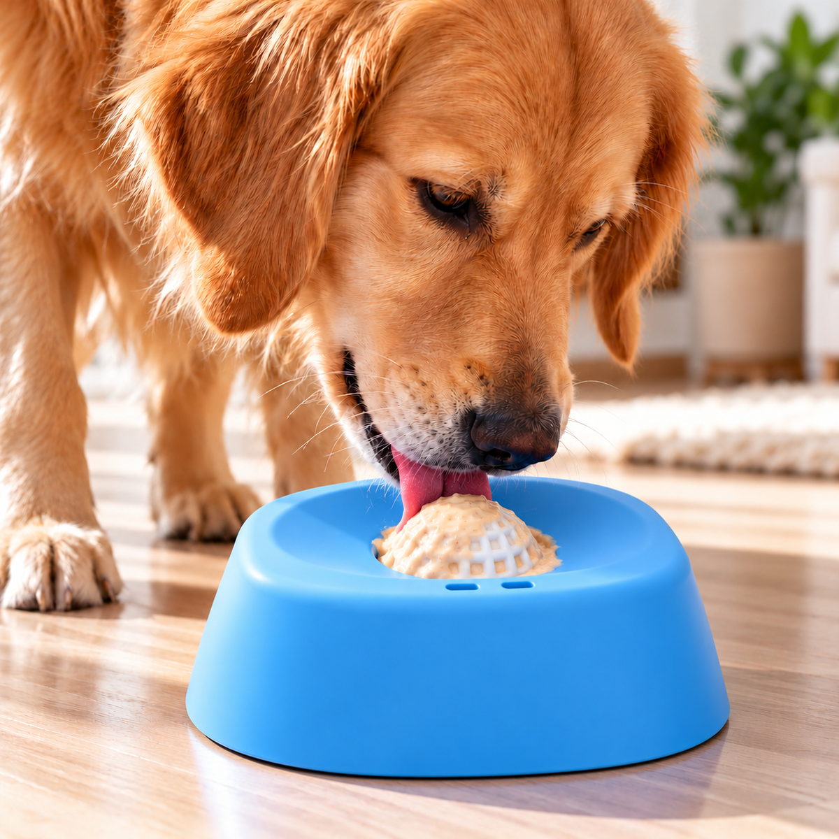Schlecknapf für Hunde & Katzen mit Drehball