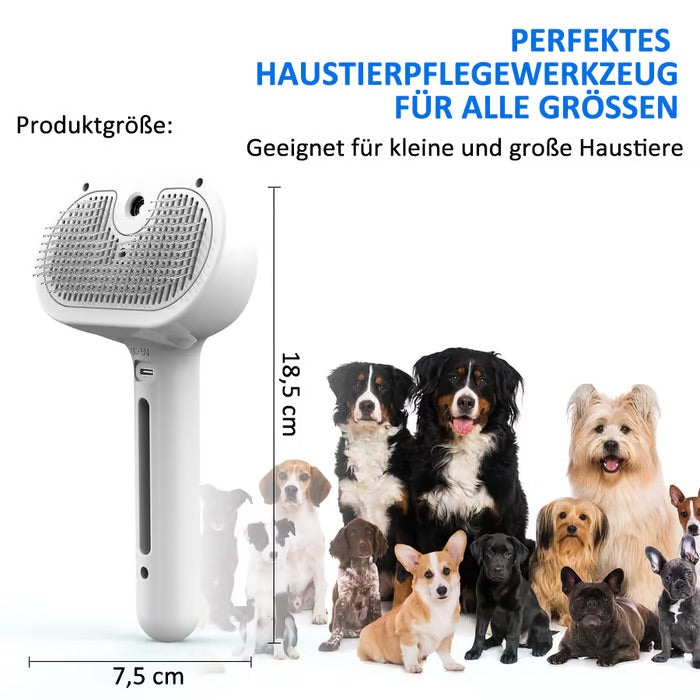 Haustierspray Haarentfernungskamm – Für seidig glattes Fell 🐾 - Fluffy Adventures Haustiershop Sprühkamm Weiß 🔥 Mein Shop Haustierpflege Haustierspray Haarentfernungskamm – Für seidig glattes Fell 🐾 Haustierpflege Mein Shop Sprühkamm Weiß 🔥 Fluffy Adventures Haustiershop