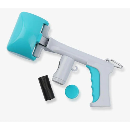 Hygienischer Hundekotgreifer mit Beutelhalter & Einhand-Bedienung