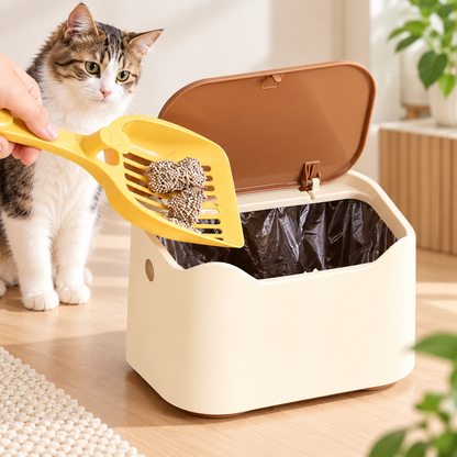 Katzenstreu-Mülleimer geruchsdicht & kompakt