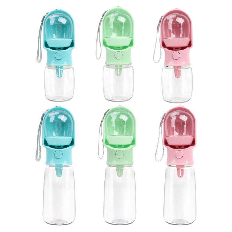 2in1 Wasser- & Futterflasche für Haustiere – Auslaufsicher & smart