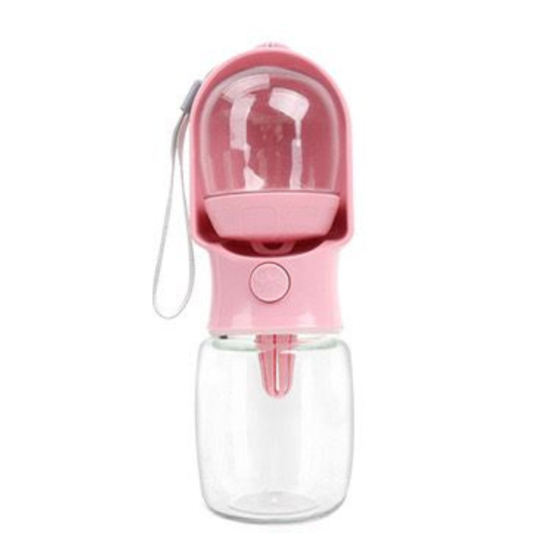 2in1 Wasser- & Futterflasche für Haustiere – Auslaufsicher & smart