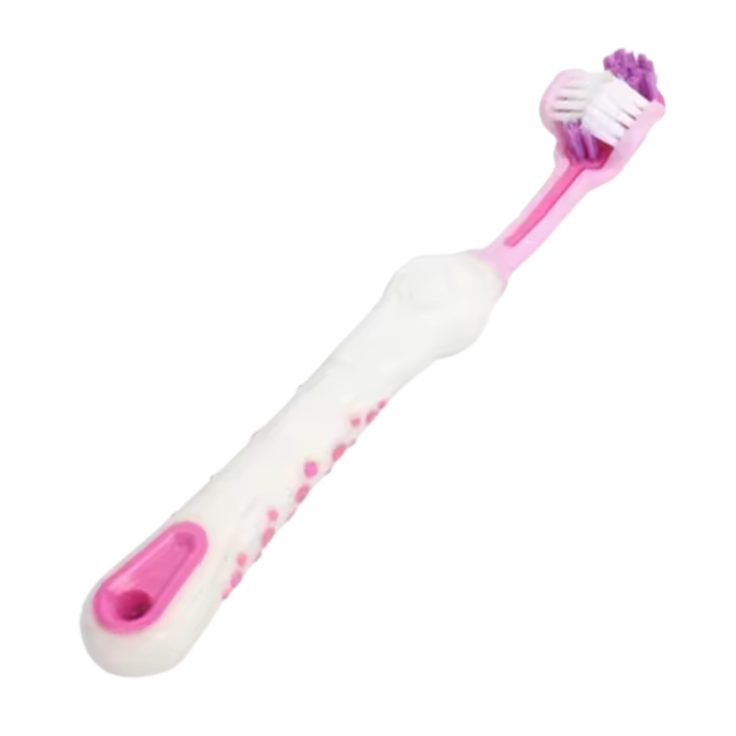 3-seitige Zahnbürste für Hunde & Katzen – Effektiv & sanft reinigen