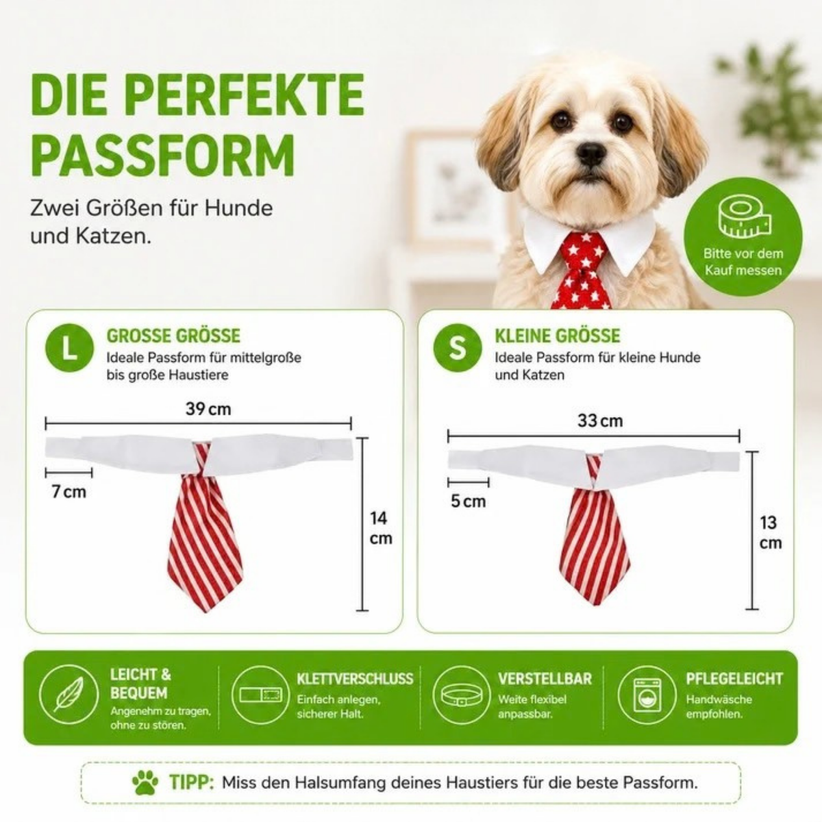 Stilvolle Tier-Krawatte für besondere Anlässe