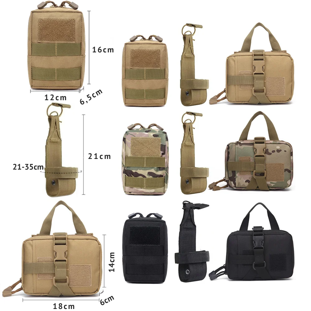 3-teiliges taktisches Hundetaschen-Set – Perfekt für Abenteuer mit deinem Vierbeiner! 🐾