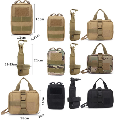 3-teiliges taktisches Hundetaschen-Set – Perfekt für Abenteuer mit deinem Vierbeiner! 🐾