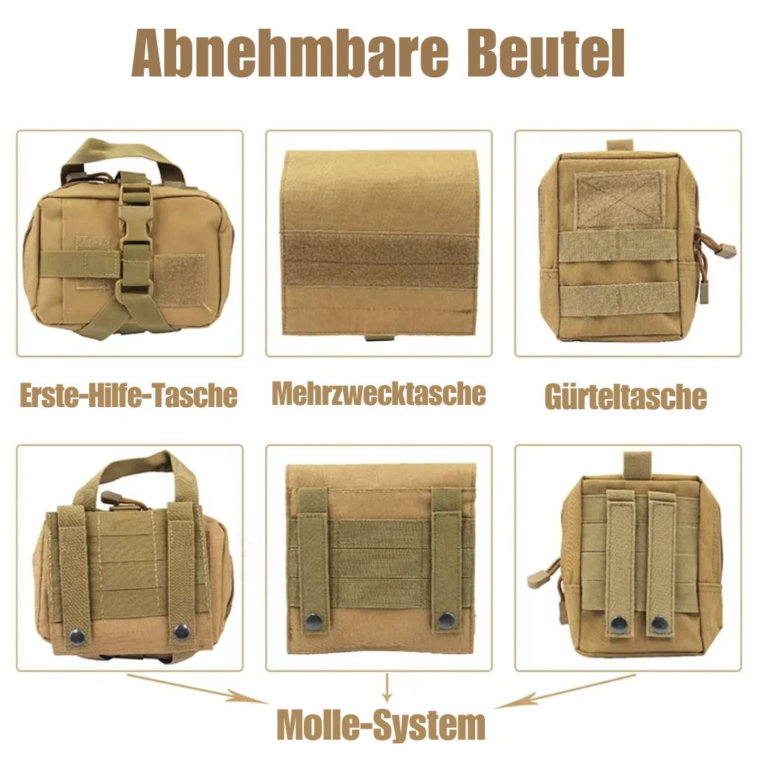 3-teiliges taktisches Hundetaschen-Set – Perfekt für Abenteuer mit deinem Vierbeiner! 🐾