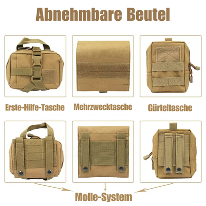 3-teiliges taktisches Hundetaschen-Set – Perfekt für Abenteuer mit deinem Vierbeiner! 🐾