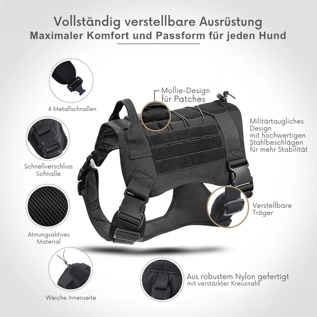 3-teiliges taktisches Hundetaschen-Set – Perfekt für Abenteuer mit deinem Vierbeiner! 🐾