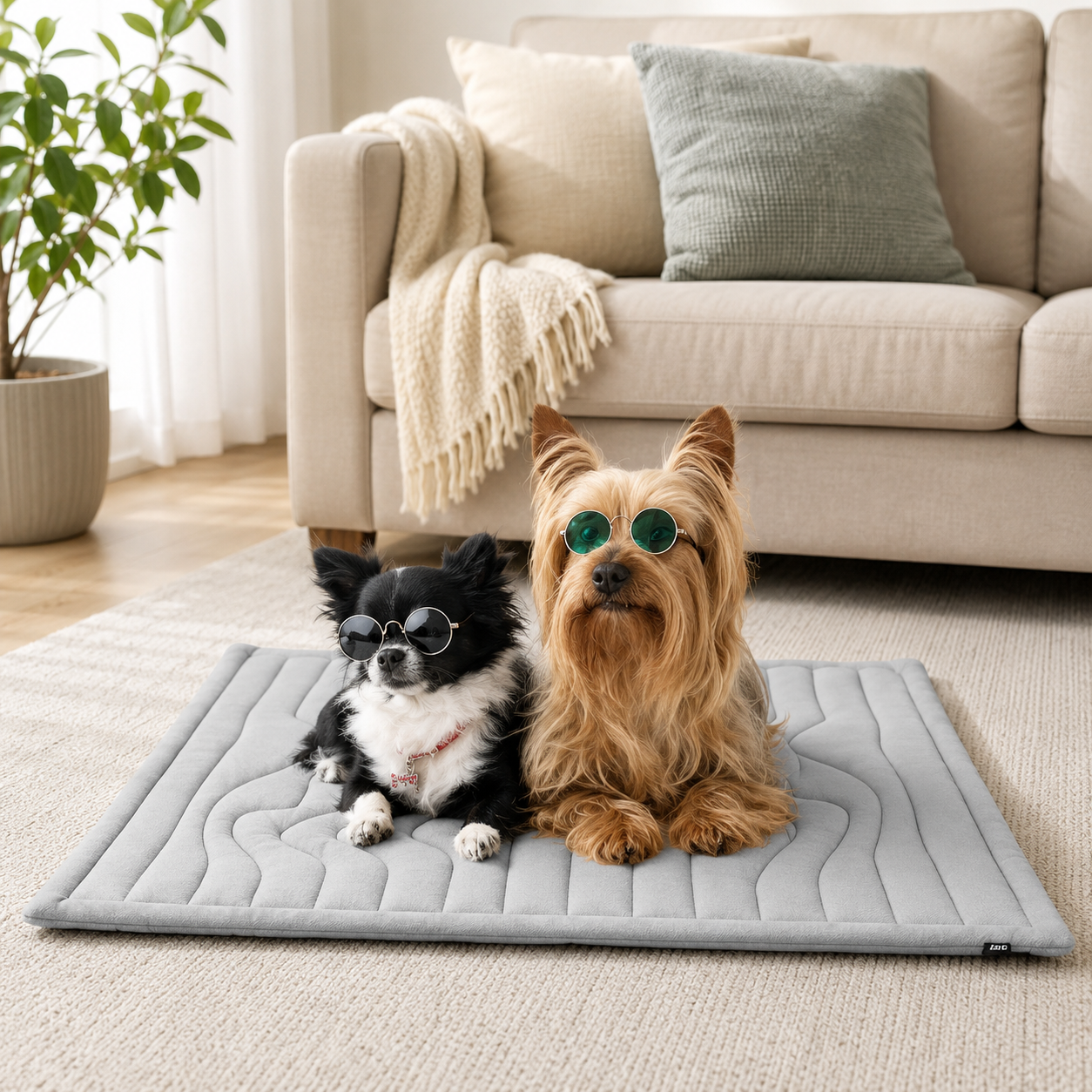 Kühlmatte für Hunde & Katzen mit Doppelfunktion