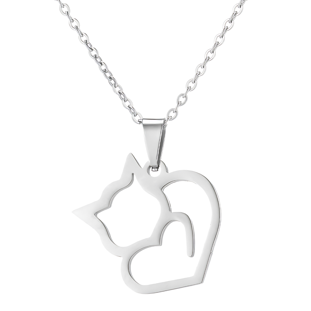 Halskette "Mondkatze" – Stilvoller Schmuck für jede Gelegenheit - Fluffy Adventures Haustiershop 683 Silber Mein Shop Damenschmuck Halskette "Mondkatze" – Stilvoller Schmuck für jede Gelegenheit Damenschmuck Mein Shop 683 Silber Fluffy Adventures Haustiershop