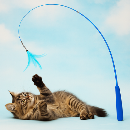 #1 Prime Katzenfederspielzeug Zauberstab🎣