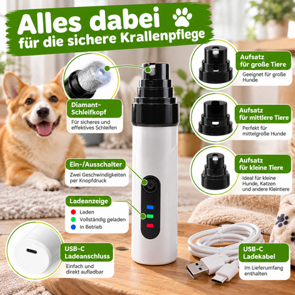 Leiser LED-Krallenschleifer mit USB