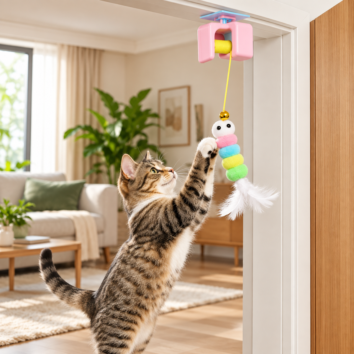 Elektrisches Katzenspielzeug zum Aufhängen