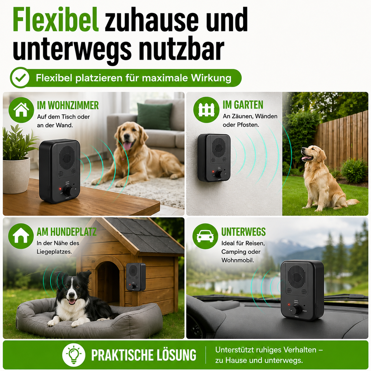 Ultraschall-Bell-Stopp-Gerät - Training für Ruhige Hunde