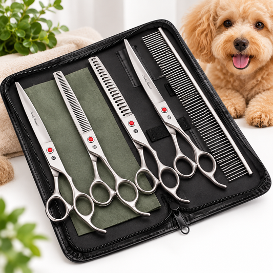 Profi Hundescheren-Set aus Japanstahl
