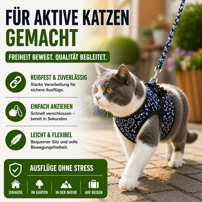 Top Seller: Ultra sicheres & atmungsaktives Katzengeschirr