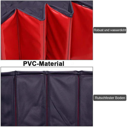 Faltbarer PVC Hundepool mit Abflussventil – Ideal für Sommer & Garten
