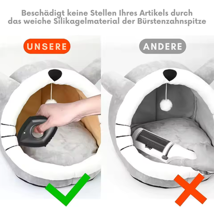 4-in-1 Mini-Tierhaarkamm mit 4 Reinigungsmodi – Präzise Reinigung bis in die letzte Ecke