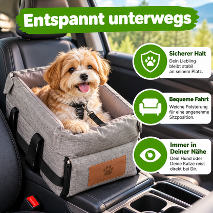 Auto Hundesitz für Mittelkonsole kleine Hunde & Katzen
