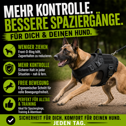 Robustes Militär Hundegeschirr für Training und Spaziergänge