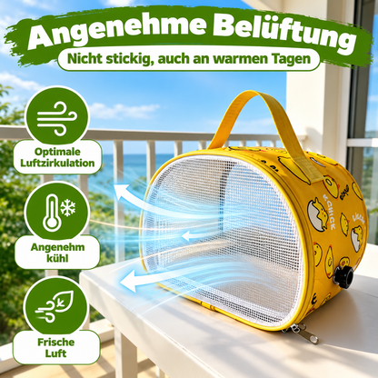 Tragbare Vogeltransporttasche mit Sitzstange