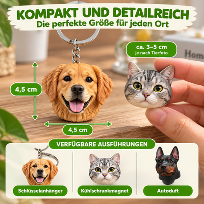 Personalisiertes Haustier Emblem mit Foto