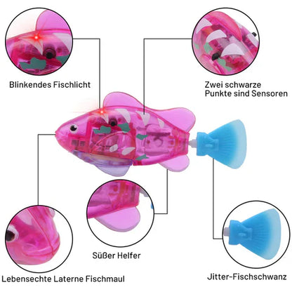Elektronischer Spiel-Fisch fürs Wasser – Leuchtet & schwimmt