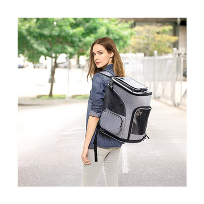 Hochwertige Reisetasche für Haustiere – Sicher, gemütlich und einzigartig! - Fluffy Adventures Haustiershop Erweiterbar Grau / Grau Mein Shop Faltbare Tragetasche für Haustiere Hochwertige Reisetasche für Haustiere – Sicher, gemütlich und einzigartig! Faltbare Tragetasche für Haustiere Mein Shop Erweiterbar Grau / Grau Fluffy Adventures Haustiershop