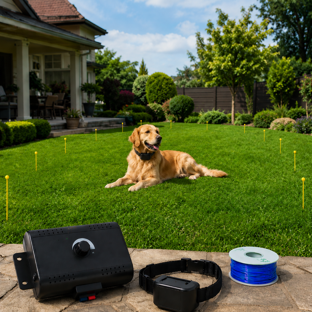 Elektronischer Hundezaun für Garten & Außenbereich wasserdicht
