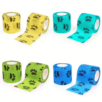 Selbsthaftende elastische Tierverbände – Komfortabler Schutz und Unterstützung für Pfoten und Gelenke