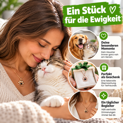 Personalisierte Foto Halskette aus 925 Sterling Silber