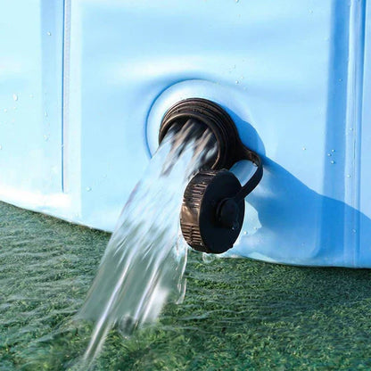Faltbarer PVC Hundepool mit Abflussventil – Ideal für Sommer & Garten
