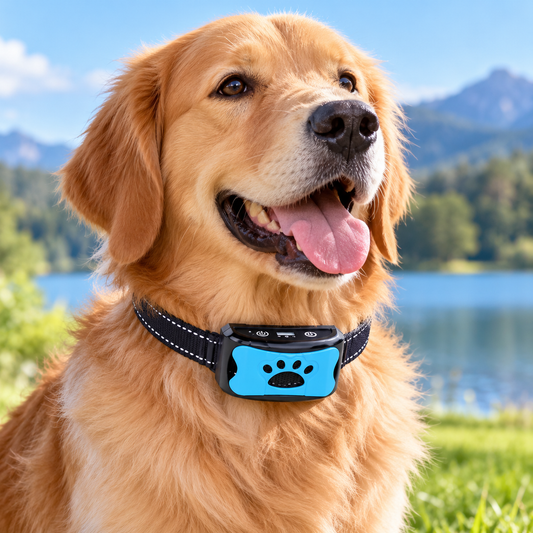 Anti Bell Halsband für Hunde wasserfest mit Ton und 7 Vibrationsstufen