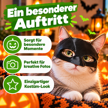 Fledermaus-Katzenmaske für Halloween