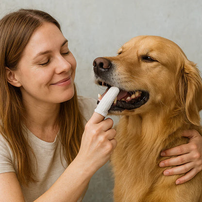 Zahnpflege & Ohrenreinigung für Haustiere – Einfach mit dem Finger!