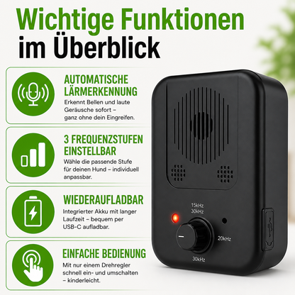 Ultraschall-Bell-Stopp-Gerät - Training für Ruhige Hunde