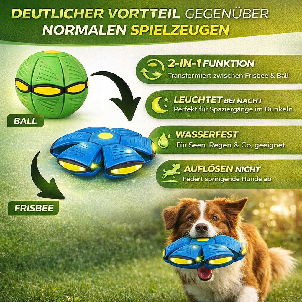 Hunde Frisbee Ball für Spiel & Training