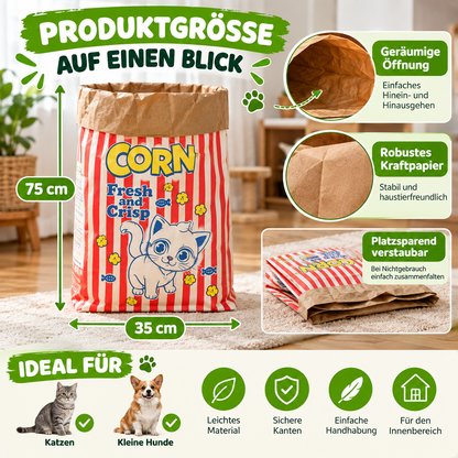 Versteckspiel Kraftpapier Spielzeug für Hunde & Katzen