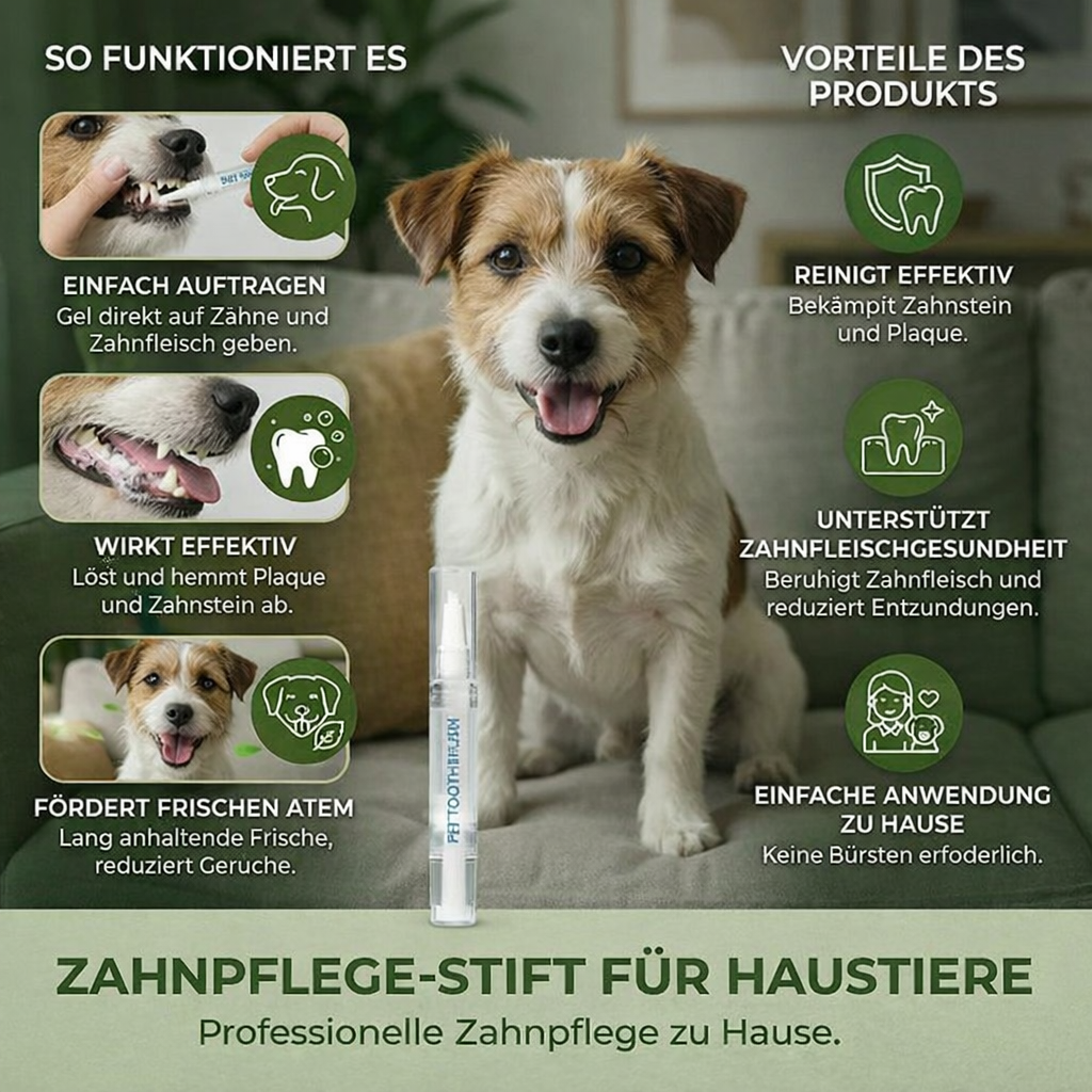 Zahnpflege-Stift – Frischer Atem für Haustiere