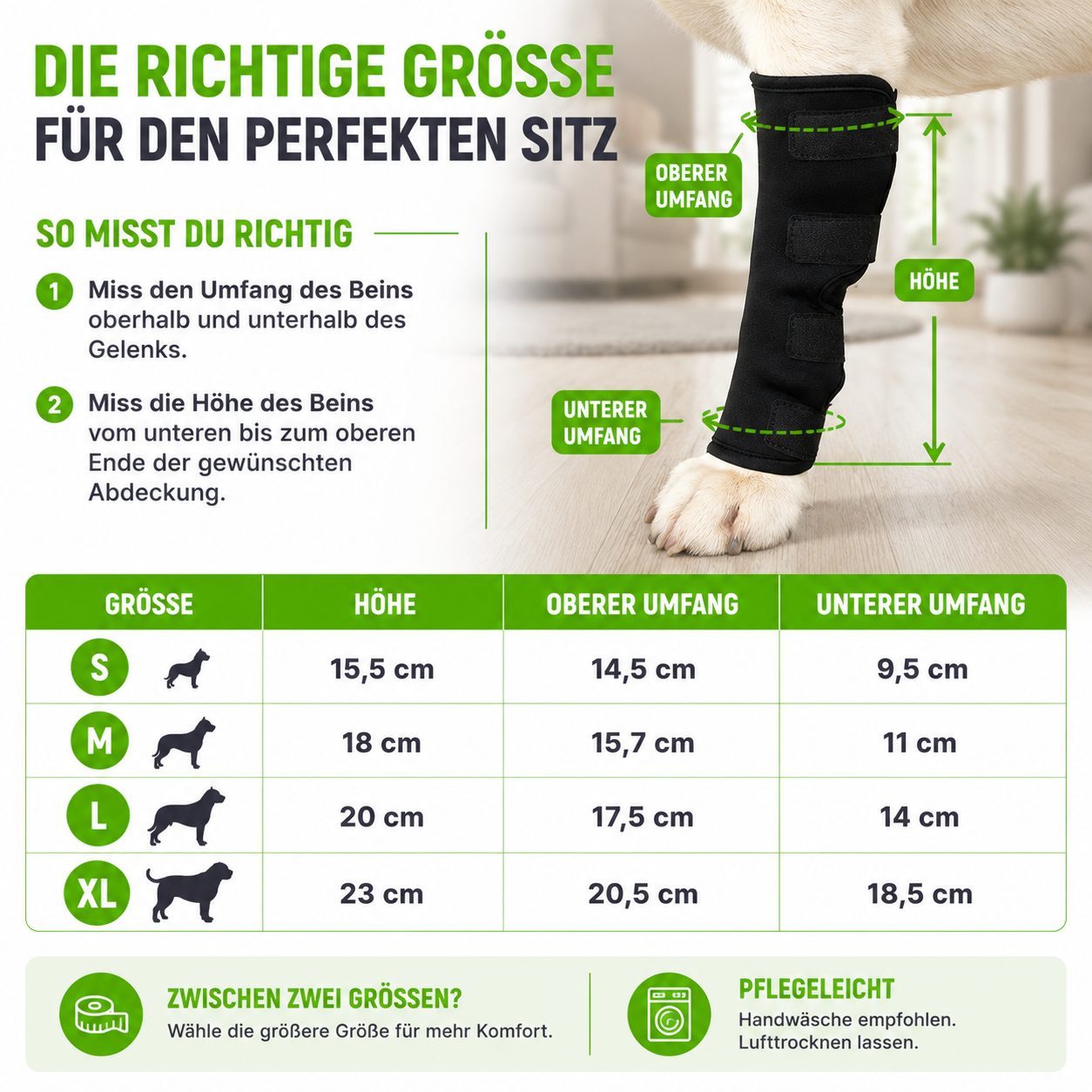 Gelenkstütze für Hunde stabilisierend & schützend