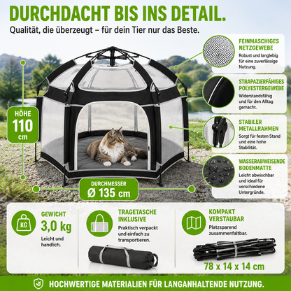 Faltbarer Haustier-Laufstall mit Pop-Up-System
