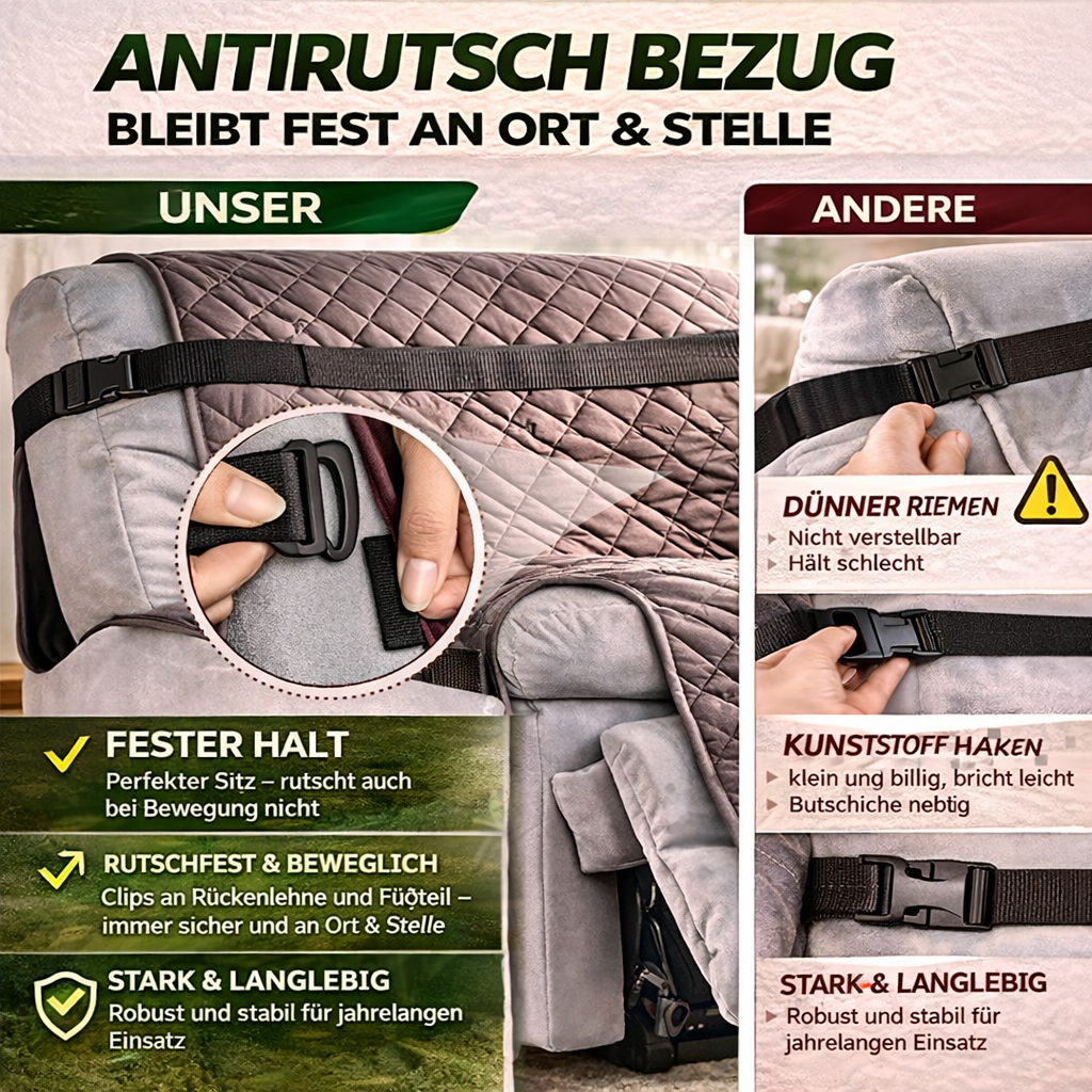 Wasserfester Sessel- & Recliner-Bezug