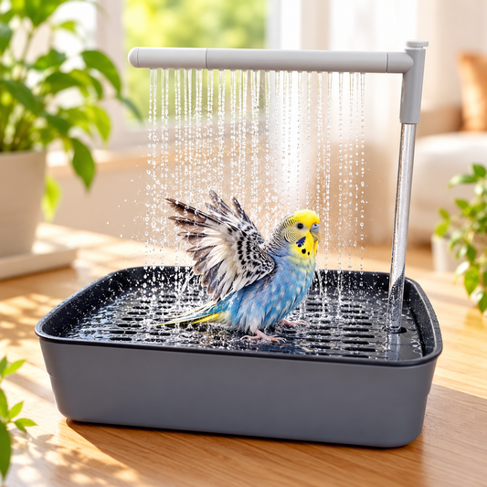 Automatische Vogeldusche mit Wasserzirkulation