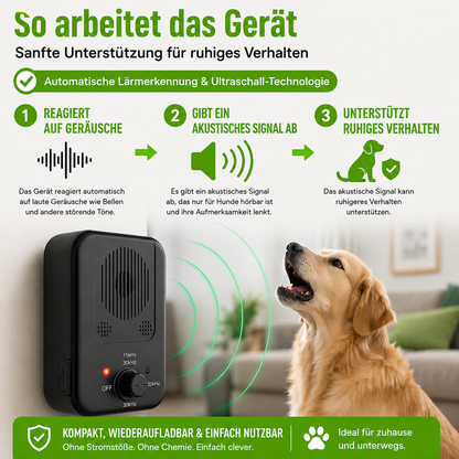 Ultraschall-Bell-Stopp-Gerät - Training für Ruhige Hunde